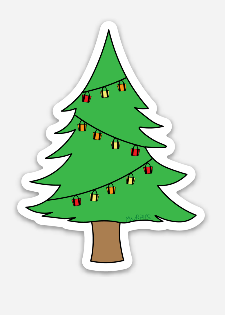 Christmas Tote Sticker